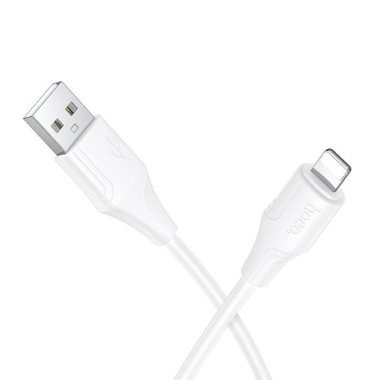USB-A to Lightning Data and Charging Cable HOCO X124, 18W, 1m, White