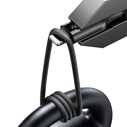 Adat- és Töltőkábel USB-A - Lightning Joyroom S-A60 StarTalk, 18W, 1.2m, Fekete