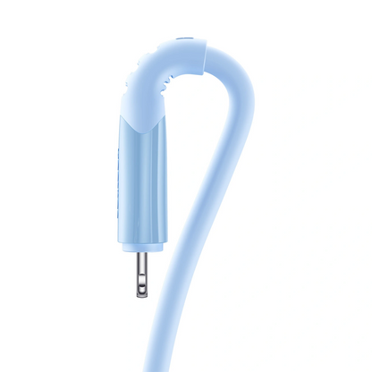 USB-C - Lightning Joyroom S-A59 Vibrant adat- és töltőkábel, 30W, 1.2m, Kék