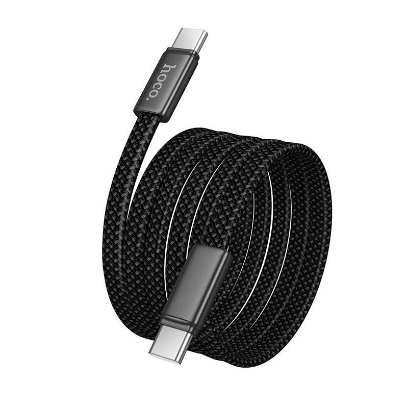 USB-C - USB-C HOCO X125 adat- és töltőkábel, 60W, 1m, Fekete