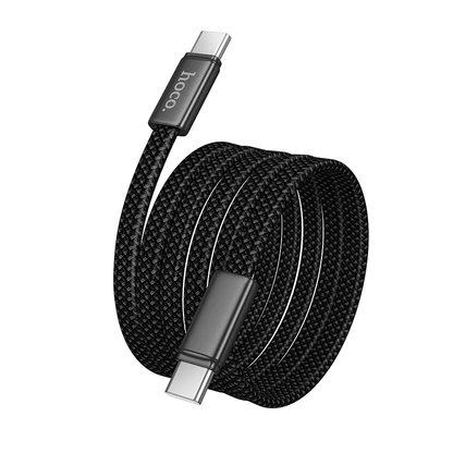 USB-C - USB-C HOCO X125 adat- és töltőkábel, 60W, 1m, Fekete