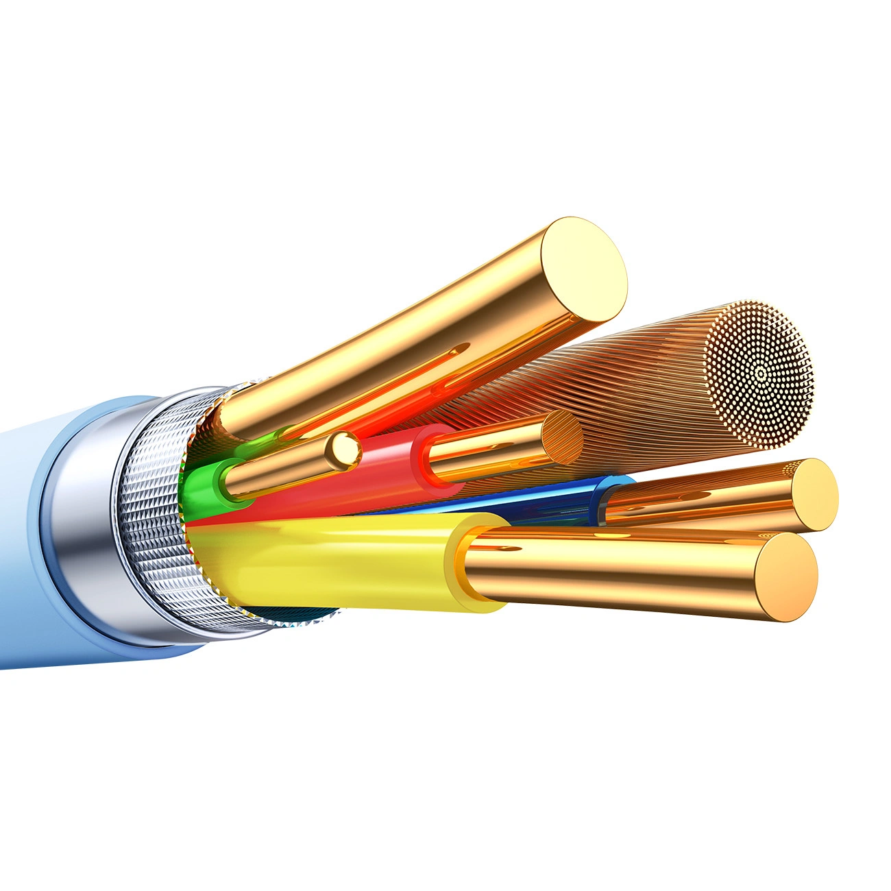 USB-C - USB-C adat- és töltőkábel Joyroom S-A59 Vibrant, 60W, 1.2m, Kék