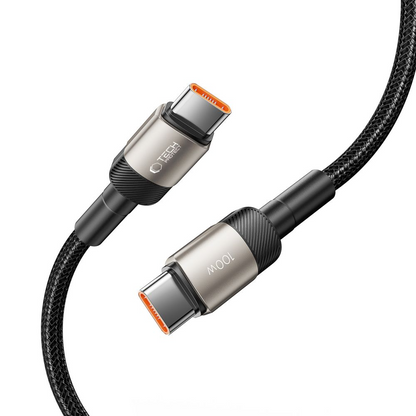 USB-C adat- és töltőkábel - USB-C Tech-Protect Ultraboost EVO, 100W, 1m, Ezüst