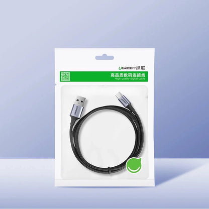 USB-A - USB-C UGREEN US288 adat- és töltőkábel, 18W, 1,5m, Fekete
