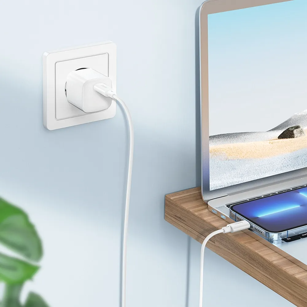 USB-C - Lightning adat- és töltőkábel HOCO X88, 20W, 1m, fehér