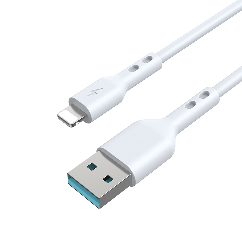 USB-A - Lightning adat- és töltőkábel BWOO BO-X172L-2M, 15W, 2m, fehér