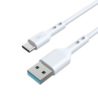 USB-A to USB-C Data and Charging Cable BWOO BO-X172C-2M, 15W, 2m, White