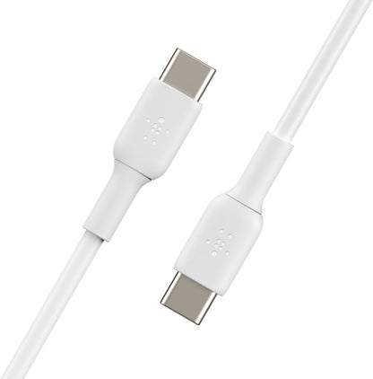 USB-C Data and Charging Cable - USB-C Belkin BoostCharge, 60W, 2m, White CAB003bt2MWH
