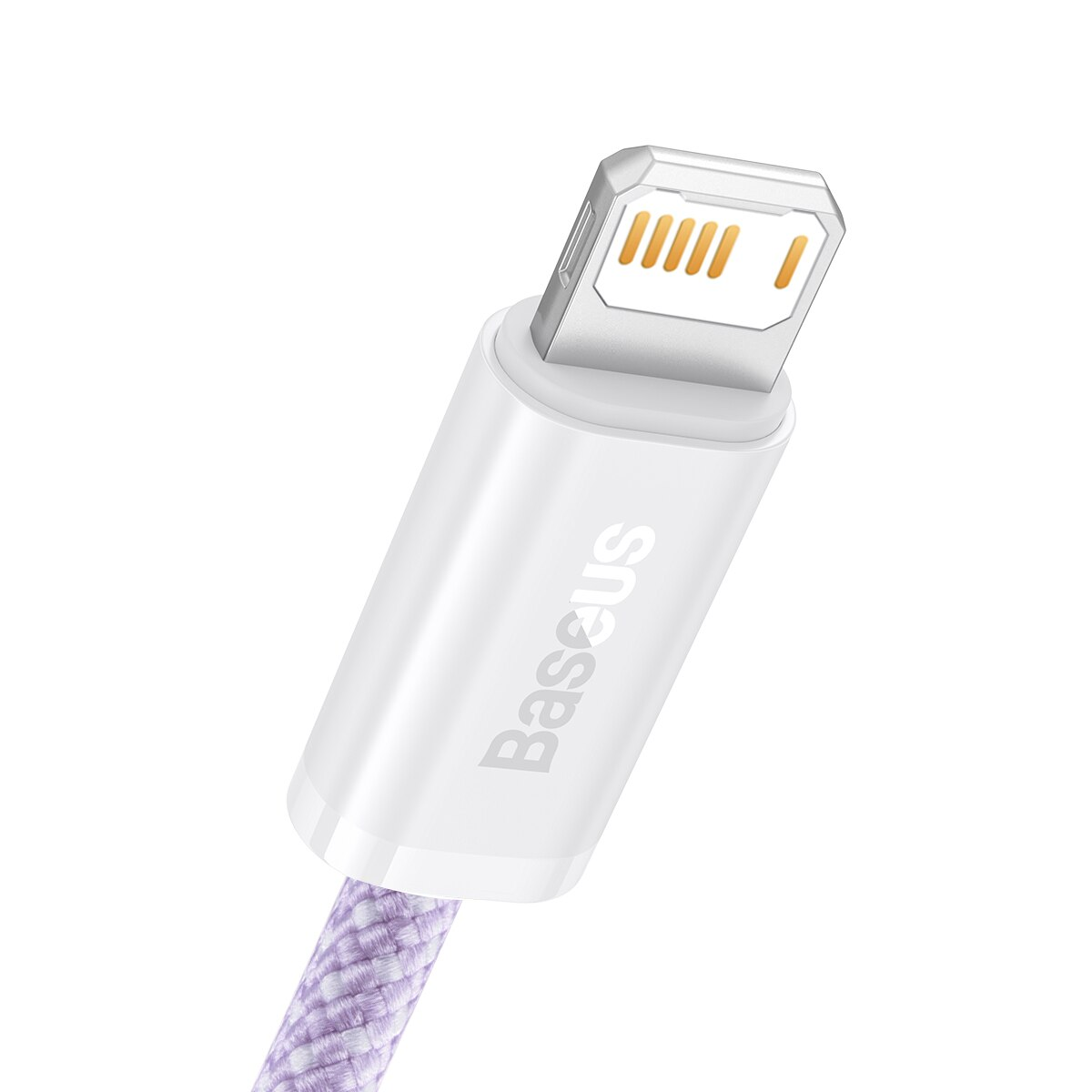 USB-A - Lightning adat- és töltőkábel Baseus Dynamic Series, 18W, 2m, lila CALD000505
