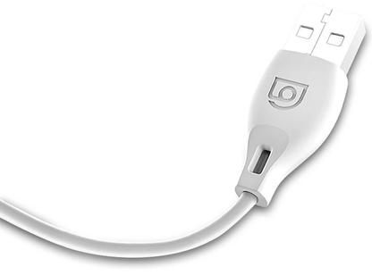 USB-A - microUSB Dudao L4M adat- és töltőkábel, 18W, 1m, fehér