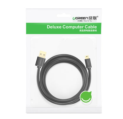 USB-A to miniUSB Data and Charging Cable UGREEN US132, 2m, Black
