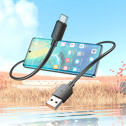 Adat- és töltőkábel USB-A - USB-C HOCO X96, 100W, 1m, fekete 