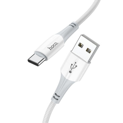 USB-A to USB-C Data and Charging Cable HOCO X70, 18W, 1m, White