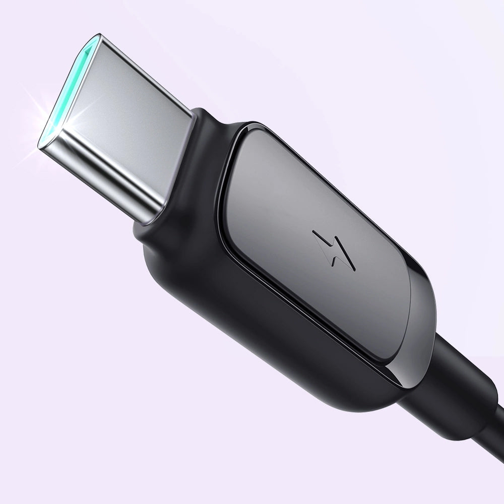 USB-A - USB-C Joyroom A14 adat- és töltőkábel, 18W, 1.2m, Fekete