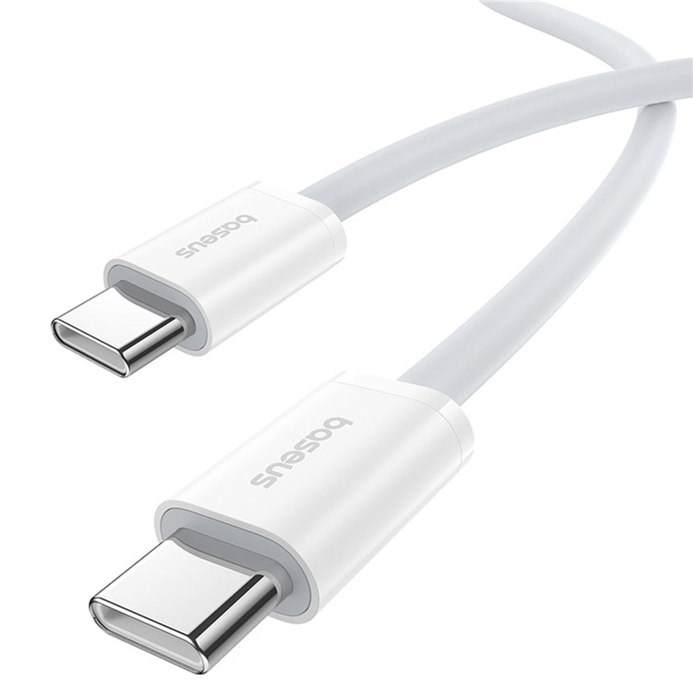 USB-C - USB-C Baseus Superior Series 2 adat- és töltőkábel, 30W, 2m, Fehér P10365200211-01