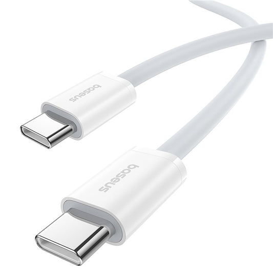 USB-C - USB-C Baseus Superior Series 2 adat- és töltőkábel, 30W, 2m, Fehér P10365200211-01