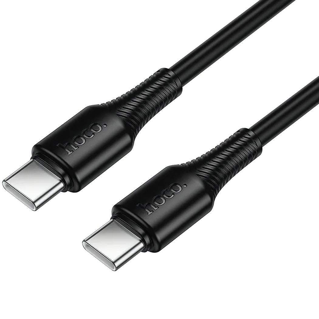USB-C - USB-C HOCO X120 adat- és töltőkábel, 60W, 1m, Fekete