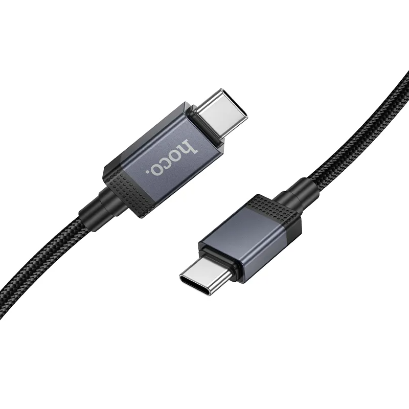 USB-C - USB-C HOCO X118 Display adat- és töltőkábel, 60W, 1m, Fekete