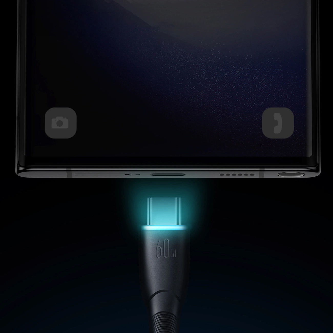 USB-C - USB-C adat- és töltőkábel Joyroom S-A32, 60W, 1m, Fekete