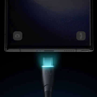 USB-C - USB-C adat- és töltőkábel Joyroom S-A32, 60W, 1m, Fekete