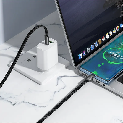 USB-C - USB-C HOCO X125 adat- és töltőkábel, 60W, 1m, Fekete