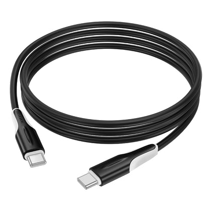 USB-C adat- és töltőkábel - USB-C Borofone BX119 New, 60W, 1m, Fekete