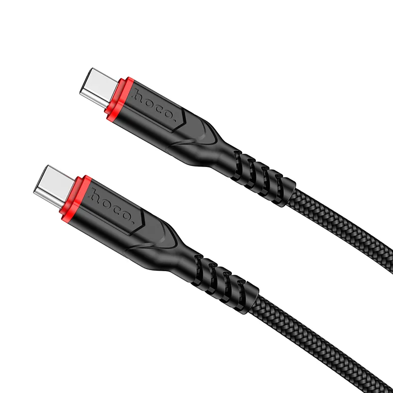 USB-C adat- és töltőkábel - USB-C HOCO X59 Victory, 60W, 3m, Fekete