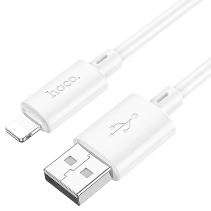 USB-A - Lightning adat- és töltőkábel HOCO X88, 18W, 2m, fehér