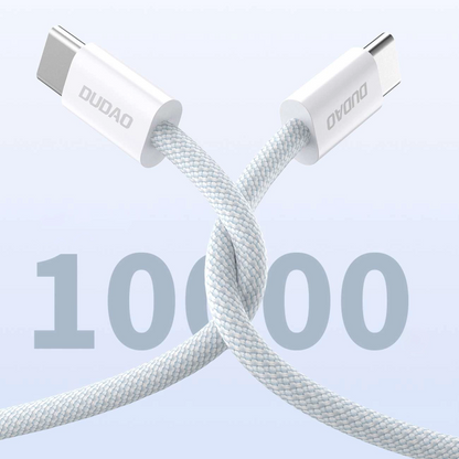 USB-C adat- és töltőkábel - USB-C Dudao L6C, 30W, 1m, Kék