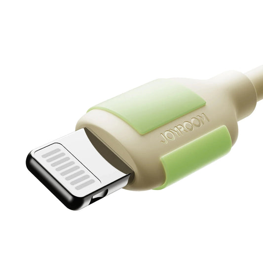 USB-C - Lightning Joyroom S-A53 adat- és töltőkábel, 30W, 1,2m, Bézs
