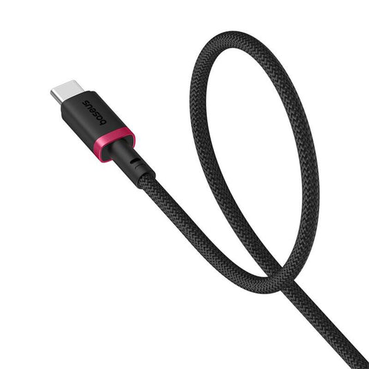USB-A - USB-C Baseus Dura Series adat- és töltőkábel, 60W, 2m, Piros P10377802U01-03