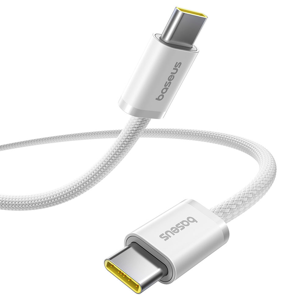 USB-C - USB-C Baseus Dynamic 4 sorozatú adat- és töltőkábel, 100W, 1m, Fehér P10381400211-00