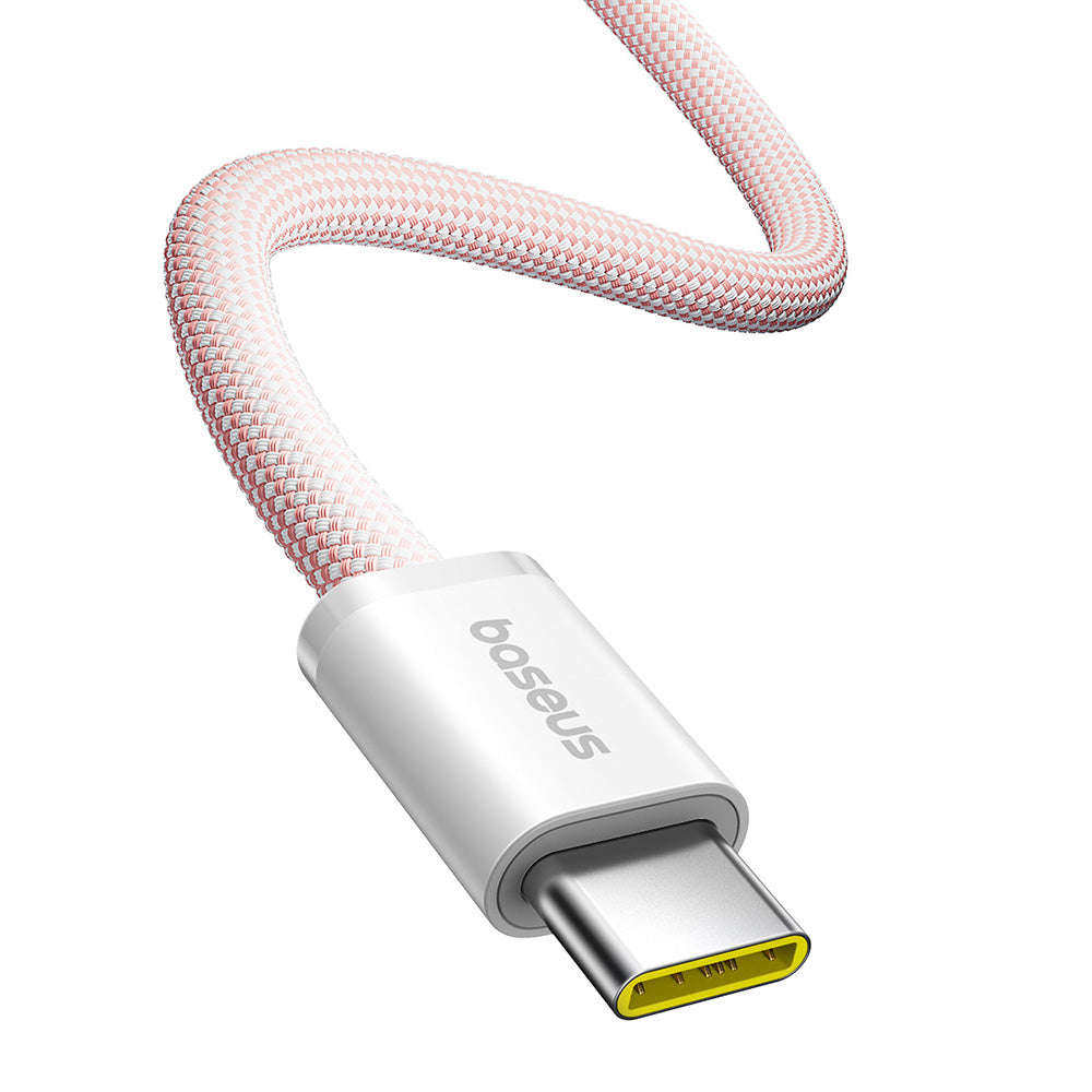 USB-C - USB-C Baseus Dynamic 4 Series adat- és töltőkábel, 100W, 1m, Rózsaszín P10381400411-00