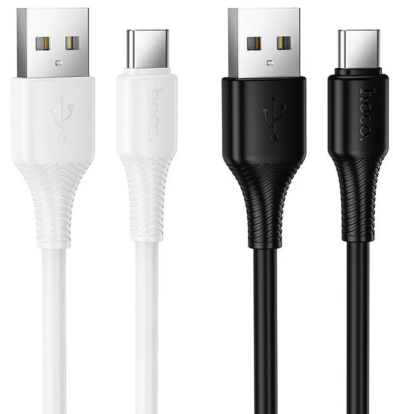 USB-A - USB-C HOCO X120 adat- és töltőkábel, 60W, 1m, Fehér
