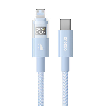 USB-C - USB-C Baseus Display 2 adat- és töltőkábel, 100W, 1m, Kék P10382702311-00