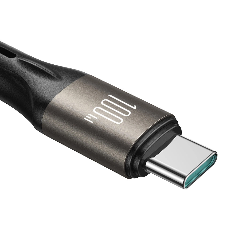 USB-C - USB-C adatkábel és töltő Joyroom S-A25 Light-Speed, 100W, 1.2m, Fekete