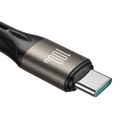 USB-C - USB-C adatkábel és töltő Joyroom S-A25 Light-Speed, 100W, 1.2m, Fekete