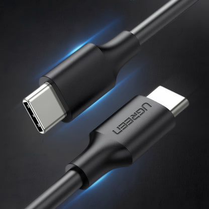 USB-C Data and Charging Cable - USB-C UGREEN US286, 60W, 3m, Black