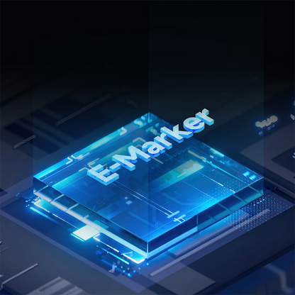 USB-C - USB-C Cuktech adat- és töltőkábel, 240W, 1.5m, Fekete CKCTC615NCBK