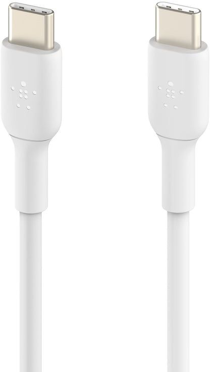 USB-C adat- és töltőkábel - USB-C Belkin BoostCharge, 60W, 1m, fehér CAB003bt1MWH