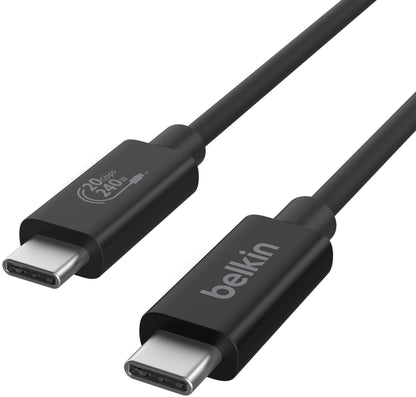 USB-C adat- és töltőkábel - USB-C Belkin Connect, 240W, 2m, fekete INZ004bt2MBK