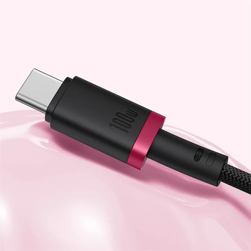 USB-C - USB-C Baseus Dura Series adat- és töltőkábel, 240W, 1m, Piros P10377803U03-01