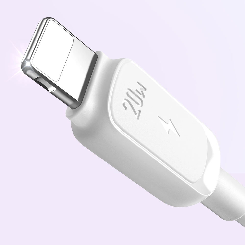 USB-C - Lightning Joyroom S-A14 adat- és töltőkábel, 30W, 1.2m, Fehér