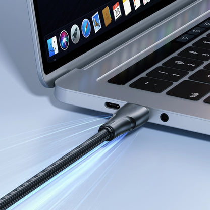 USB-C - USB-C Joyroom S-A11 adat- és töltőkábel, 60W, 0,25m, Fekete