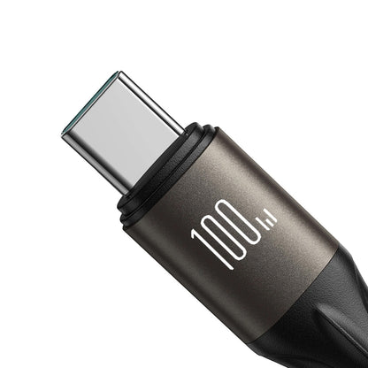 USB-C - USB-C adatkábel és töltő Joyroom S-A25 Light-Speed, 100W, 1.2m, Fekete
