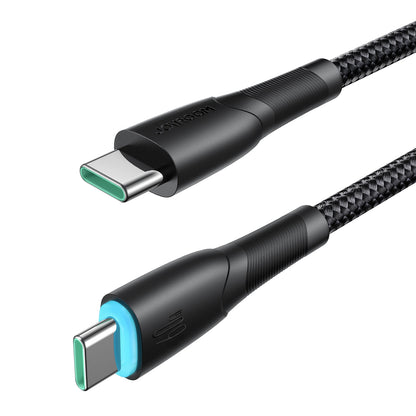USB-C - USB-C adat- és töltőkábel Joyroom S-A32, 60W, 1m, Fekete