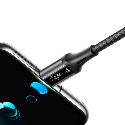 USB-A - USB-C adat- és töltőkábel Joyroom S-A60 StarTalk, 18W, 1.2m, Fekete