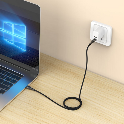 USB-C - USB-C Tech-Protect Ultraboost DNA MagTwist adat- és töltőkábel, 100W, 2m, szürke
