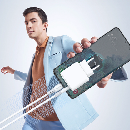 USB-C - USB-C Dudao L25SC adat- és töltőkábel, 60W, 1m, Fehér
