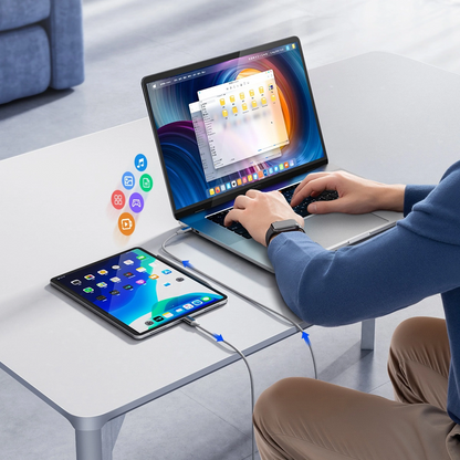 USB-C - USB-C Orico CDX adat- és töltőkábel, 60W, 1m, Fehér